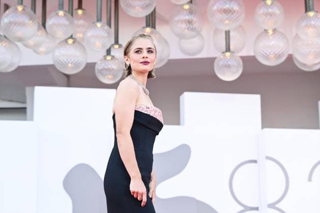 September 4, 2026, Venice, Rome, Italy: Greta Scarano on the red carpet for the film Nelson San, anata wa hito wo koroshimashitaka? , 83rd Venice International Film Festival, Venice, September 4, 2026 Venice Italy  - ZUMAa289 20260904_zia_a289_280 Copyright: xMariaxLauraxAntonellix xAgfx