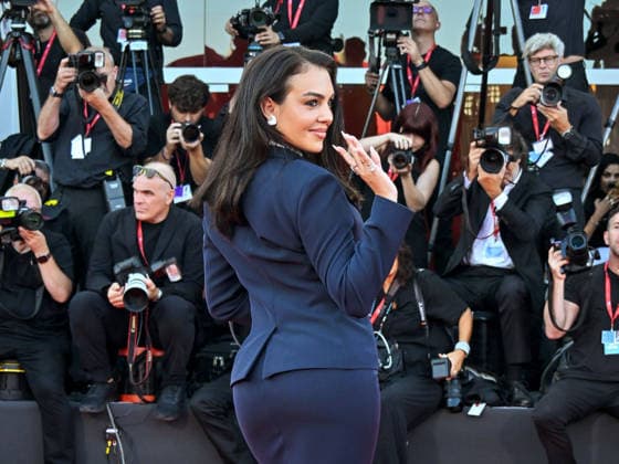 IPA88111924 - Venice, 83rd Venice International Film Festival 2026 - Night 3 - Red carpet for *Nelson san, anata wa hito wo koroshimashitaka?* (*Mr. Nelson, Did You Kill People?*) - Pictured: Georgina Rodriguez  Copyright: xManuelexMangiarottix xPoolxPhotoxEventsx08x 88111924