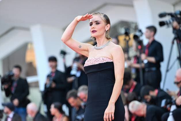 September 4, 2026, Venice, Rome, Italy: Greta Scarano on the red carpet for the film Nelson San, anata wa hito wo koroshimashitaka? , 83rd Venice International Film Festival, Venice, September 4, 2026 Venice Italy  - ZUMAa289 20260904_zia_a289_284 Copyright: xMariaxLauraxAntonellix xAgfx