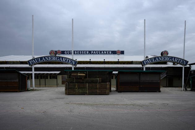 Paulaner Festzelt Wiesn: Setting Up the Oktoberfest Tent at the Theresienwiese, Munich, August 28, 2026