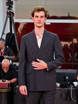 IPA88114243 - Venice, 83rd Venice International Film Festival 2026 - Night 3 - Red carpet for *Nelson san, anata wa hito wo koroshimashitaka?* (*Mr. Nelson, Did You Kill People?*) - Pictured: Emanuele Maria Di Stefano  Copyright: xManuelexMangiarottix xPoolxPhotoxEventsx08x 88114243