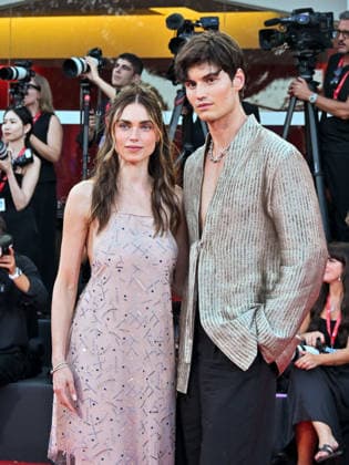 IPA88114927 - Venice, 83rd Venice International Film Festival 2026 - Night 3 - Red carpet for *Nelson san, anata wa hito wo koroshimashitaka?* (*Mr. Nelson, Did You Kill People?*) - Pictured: Charleen Weiss and Moritz Hau  Copyright: xManuelexMangiarottix xPoolxPhotoxEventsx08x 88114927
