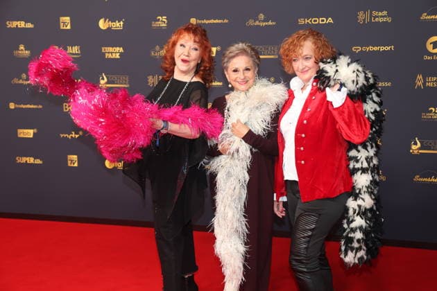 32nd Golden Hen Awards Ceremony, Leipzig, September 4, 2026: Regina Thoss, Dagmar Frederic, and Dagmar Gelbke. The 32nd Golden Hen Awards Ceremony took place at the Leipzig Exhibition Hall in Saxony, Germany. Copyright: xMatthiasxGränzdörferx