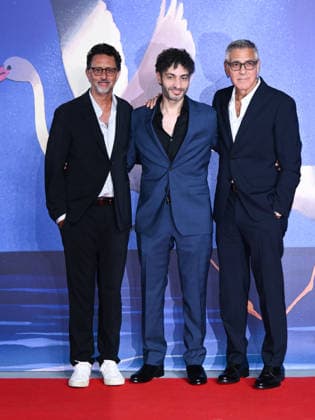 IPA88116684 - Venice, 83rd Venice International Film Festival 2026 - Night 2 - Red Carpet for the film *FURIES*. Pictured: Grant Heslov, Rami Kodeih, and George Clooney  Copyright: xAlbertoxTerenghi PoolxPhotoxEvenx xPoolxPhotoxEventsx08x 88116684