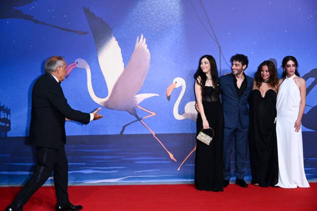 IPA88117391 - Venice, 83rd Venice International Film Festival 2026 - Night 2 - Red Carpet for the film *FURIES*. Pictured: Rami Kodeih, Rym Mroue, Maria Nakouzi, George Clooney  Copyright: xAlbertoxTerenghi PoolxPhotoxEvenx xPoolxPhotoxEventsx08x 88117391