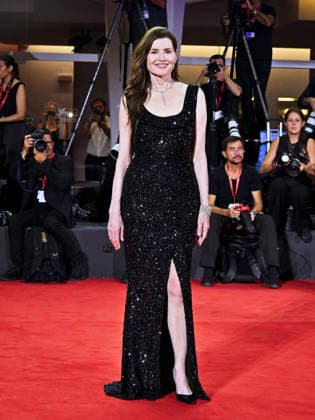 IPA88117546 - Venice, 83rd Venice International Film Festival 2026 - Night 3 - Red carpet for *The Basics of Philosophy* - Pictured: Geena Davis  Copyright: xManuelexMangiarottix xPoolxPhotoxEventsx08x 88117546