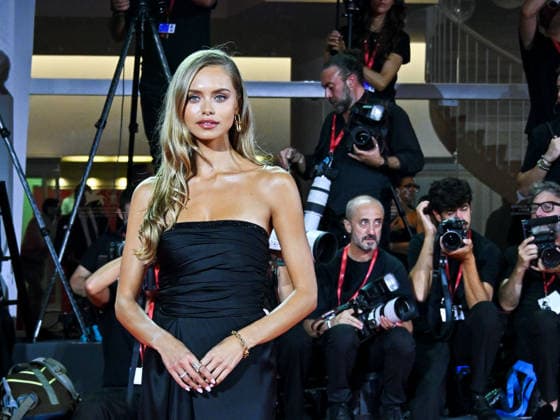IPA88117228 - Venice, 83rd Venice International Film Festival 2026 - Night 3 - Red Carpet for *THE BASICS OF PHILOSOPHY* - Pictured: LAILA HASANOVIC  Copyright: xManuelexMangiarottix xPoolxPhotoxEventsx08x 88117228