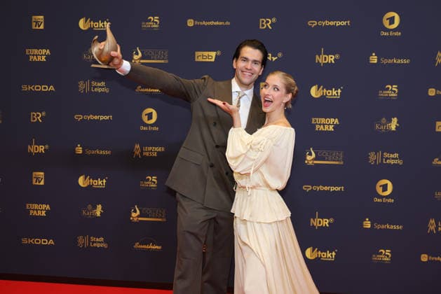 2026 Golden Hen Awards Ceremony: Minerva Hase and Nikita Volodin, winners of the Golden Hen in the Sports category. The 2026 Golden Hen Awards Ceremony took place on September 4, 2026, at the Leipzig Trade Fair, Hall 1, Leipzig, Saxony, Germany