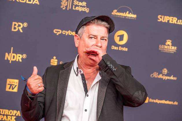 LEIPZIG, GERMANY, SEPTEMBER 4, 2026 The 2026 Golden Hen Awards ceremony on the red carpet in Exhibition Hall 1 in Leipzig. Once again, the gala will honor personalities from the worlds of entertainment, television, music, and sports. Harmonica player Michael Hirte, Das Supertalent Golden Hen 2026 Red Carpet