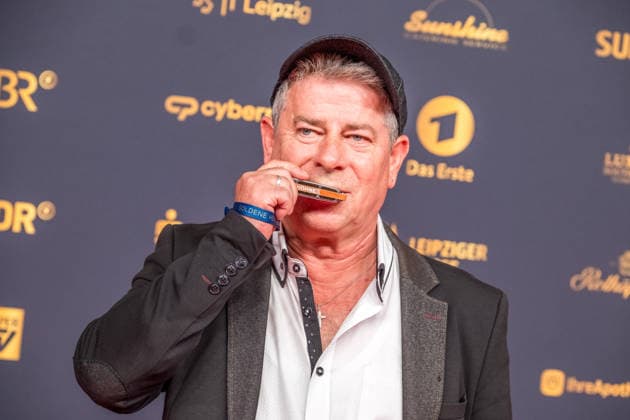 LEIPZIG, GERMANY, SEPTEMBER 4, 2026 The 2026 Golden Hen Awards ceremony on the red carpet in Exhibition Hall 1 in Leipzig. The gala will once again honor personalities from the worlds of entertainment, television, music, and sports. Harmonica player Michael Hirte, Das Supertalent Golden Hen 2026 Red Carpet