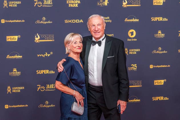 LEIPZIG, GERMANY, SEPTEMBER 4, 2026 The 2026 Golden Hen Awards ceremony on the red carpet in Exhibition Hall 1 in Leipzig. Once again, the gala will honor personalities from entertainment, television, music, and sports will be honored once again. Soccer coach Eduard Ede Geier, 2026 Golden Hen, red carpet