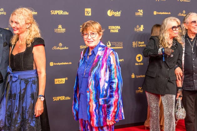 LEIPZIG, GERMANY, SEPTEMBER 4, 2026 The 2026 Golden Hen Awards ceremony on the red carpet in Exhibition Hall 1 in Leipzig. At the gala, personalities from the worlds of entertainment, television, music, and sports will be honored Uschi Brüning 2026 Golden Hen Red Carpet