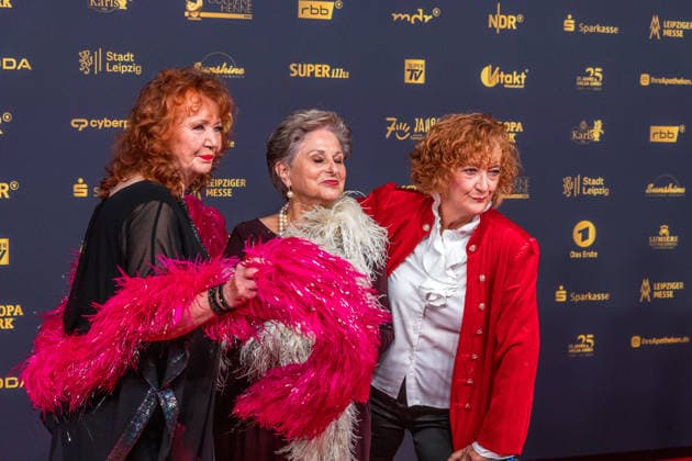 LEIPZIG, GERMANY, SEPTEMBER 4, 2026 The 2026 Golden Hen Awards ceremony on the red carpet in Exhibition Hall 1 in Leipzig. The gala will once again honor personalities from the worlds of entertainment, television, music, and sports. Regina Thoss, Dagmar Frederic 2026 Golden Hen Awards Red Carpet