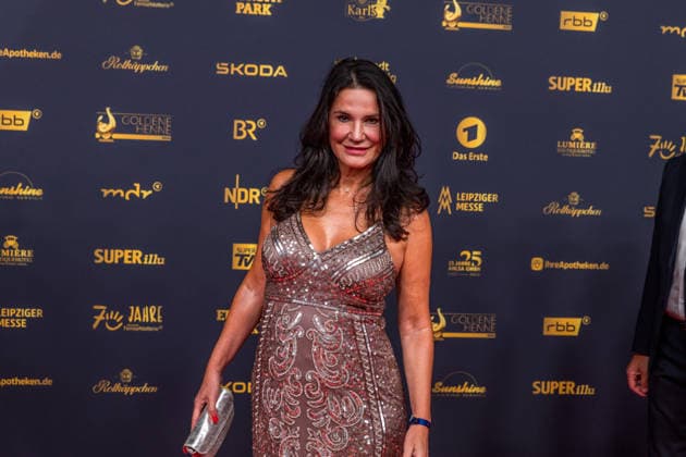 LEIPZIG, GERMANY, SEPTEMBER 4, 2026 The 2026 Golden Hen Awards ceremony on the red carpet in Exhibition Hall 1 in Leipzig. At the gala, personalities from the worlds of entertainment, television, music, and sports will be honored Mariella Ahrens 2026 Golden Hen Red Carpet