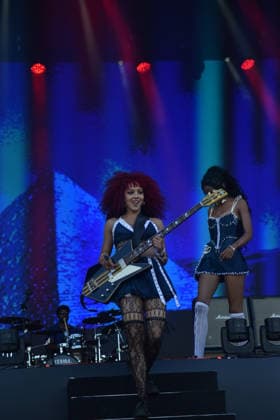 RIO DE JANEIRO, RJ - 04.09.2026: ROCK IN RIO 2026 - The band Nova Twins will open the main stage this Friday, September 4th, at Rock in Rio, in the City of Rock, Rio de Janeiro, RJ. x3009455x  CristianexMota