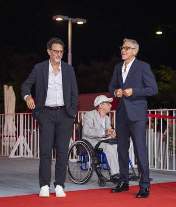 83rd Venice International Film Festival VENICE, ITALY - SEPTEMBER 04: (L-R) Grant Heslov and George Clooney attend the Furies Screening during the 83rd Venice International Film Festival at Sala Giardino on September 04, 2026 in Venice, Italy. Primo Barol Anadolu Venice Italy. Editorial use only. Please get in touch for any other usage.  Copyright: x2026xAnadoluxPrimoxBarolx