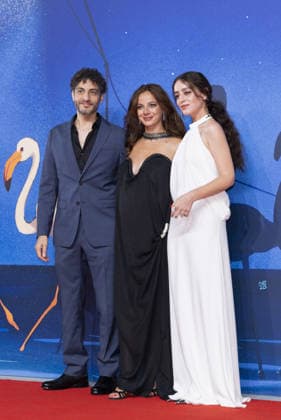 83rd Venice International Film Festival VENICE, ITALY - SEPTEMBER 04: Rami Kodeih, Rym Mroue and Maria Nakouzi attend the Furies Screening during the 83rd Venice International Film Festival at Sala Giardino on September 04, 2026 in Venice, Italy Primo Barol Anadolu Venice Italy. Editorial use only. Please get in touch for any other usage.  Copyright: x2026xAnadoluxPrimoxBarolx