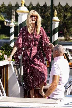 Laura Dern is seen at the Hotel Excelsior Venice Lido pier during the 83rd Venice International Film Festival on September 4, 2026, in Venice, Italy. Lucia Sabatelli, Venice, Italy  Copyright: xLuciaxSabatellix xBestimagexLuciaxSabatellix xBestimagex