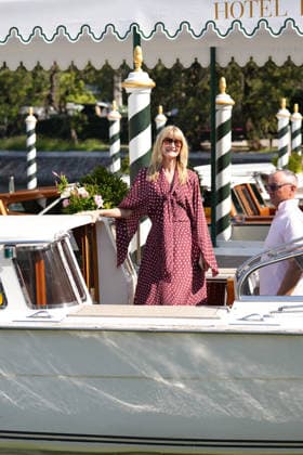 Laura Dern is seen at the Hotel Excelsior Venice Lido pier during the 83rd Venice International Film Festival on September 4, 2026, in Venice, Italy. Lucia Sabatelli, Venice, Italy  Copyright: xLuciaxSabatellix xBestimagexLuciaxSabatellix xBestimagex