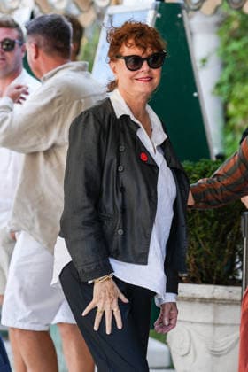 Susan Sarandon is seen at the Hotel Excelsior Venice Lido pier during the 83rd Venice International Film Festival on September 4, 2026, in Venice, Italy. Lucia Sabatelli, Venice, Italy  Copyright: xLuciaxSabatellix xBestimagexLuciaxSabatellix xBestimagex