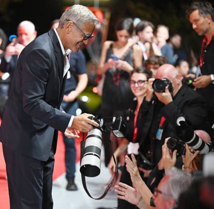 American actor George Clooney attends the premiere of Furies at the 83rd Venice Film Festival in Venice, Italy on Friday, September 4, 2026.  VEN20260904104 RUNExHELLESTAD