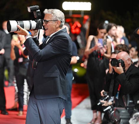 American actor George Clooney attends the premiere of Furies at the 83rd Venice Film Festival in Venice, Italy on Friday, September 4, 2026.  VEN20260904108 RUNExHELLESTAD