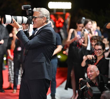 American actor George Clooney attends the premiere of Furies at the 83rd Venice Film Festival in Venice, Italy on Friday, September 4, 2026.  VEN20260904109 RUNExHELLESTAD