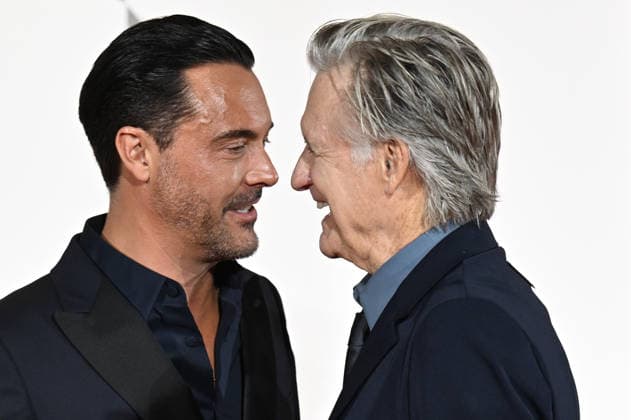 British actor Jack Huston and American actor Bill Pullman attend the premiere of The Basics Of Philosophy at the 83rd Venice Film Festival in Venice, Italy on Friday, September 4, 2026.  VEN20260904118 RUNExHELLESTAD