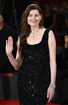 American actress Geena Davies attends the premiere of The Basics Of Philosophy at the 83rd Venice Film Festival in Venice, Italy on Friday, September 4, 2026.  VEN20260904137 RUNExHELLESTAD