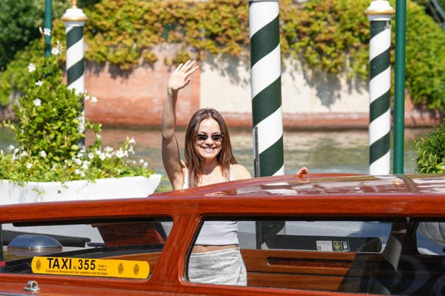 Emilia Schule is seen at the Hotel Excelsior Venice Lido pier during the 83rd Venice International Film Festival on September 4, 2026, in Venice, Italy. Lucia Sabatelli, Venice, Italy  Copyright: xLuciaxSabatellix xBestimagexLuciaxSabatellix xBestimagex