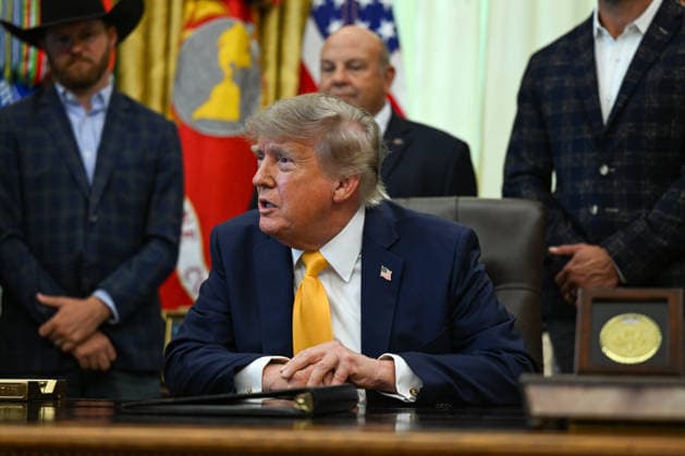 September 4, 2026, Washington, District Of Columbia, USA: WASHINGTON, DC - SEPTEMBER 4: United States President Donald J Trump makes an announcement on taking action to help farmers and ranchers with meat processing on Friday, Sept. 4, 2026 in the Oval Office of the White House in Washington, DC, USA Washington USA  - ZUMAs152 20260904_faa_s152_009 Copyright: xAnnabellexGordonx-xPoolxviaxCNPx