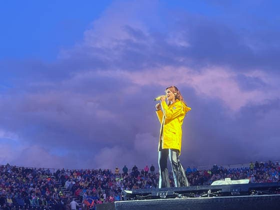 Andrea Berg Live Concert as part of Stars am Strand in Timmendorfer Strand