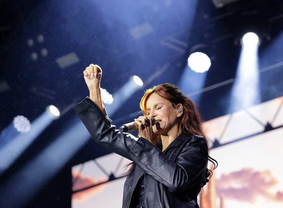 Andrea Berg Live Concert as part of Stars am Strand in Timmendorfer Strand