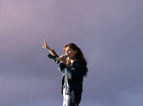Andrea Berg Live Concert as part of Stars am Strand in Timmendorfer Strand
