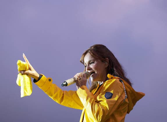 Andrea Berg Live Concert as Part of Stars am Strand in Timmendorfer Strand