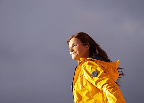 Andrea Berg Live Concert as Part of Stars am Strand in Timmendorfer Strand