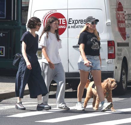 Busy Philipps and daughter Birdie Silverstein walk their dog in the West Village later meeting up with a friend for lunch. Philipps underwent surgery 6 months ago to remove a brain tumor. Featuring: Busy Philipps, Birdie Silverstein Where: New York City, New York, United States When: 04 Sep 2026 Credit: Rob Davis INSTARimages EDITORIAL USE ONLY. NOT FOR USE BY NEWSPAPERS BASED IN THE UK. Copyright: xx instar55979886