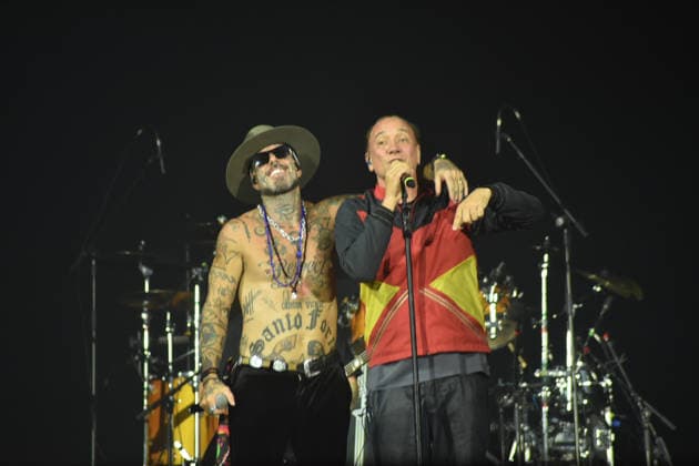 RIO DE JANEIRO, RJ - 04.09.2026: ROCK IN RIO 2026 - The band Detonautas invites Biquini Cavadao for a show on the Sunset Stage this Friday, September 4th, at Rock in Rio, in the City of Rock, Rio de Janeiro, RJ. x3009503x  CristianexMota