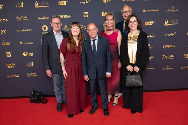 Golden Hen 2026 Red Carpet Red Carpet The Left Party Caucus Heidi Reichinnek Bodo Ramelow Gregor Gysi Golden Hen 2026, April 9, 2026, Leipzig Copyright: xEventpressxFuhrx
