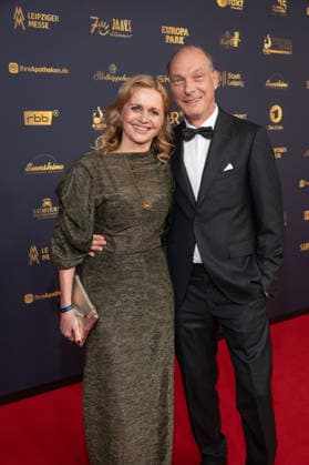Golden Hen 2026 Red Carpet Red Carpet Martin Brambach and his wife Christine Sommer Golden Hen 2026, September 4, 2026, Leipzig Copyright: xEventpressxFuhrx