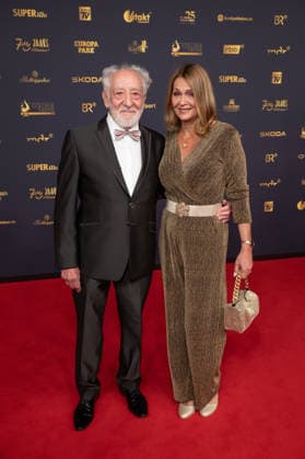 Golden Hen 2026 Red Carpet Red Carpet Dieter Hallervorden and Christiane Zander Golden Hen 2026, April 9, 2026, Leipzig Copyright: xEventpressxFuhrx