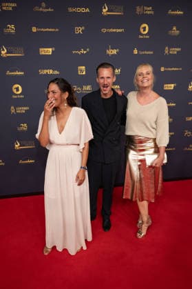 Golden Hen 2026 Red Carpet Red Carpet Amy Mußul, Simon Böer, and Melanie Marschke Golden Hen 2026, September 4, 2026, Leipzig Copyright: xEventpressxFuhrx