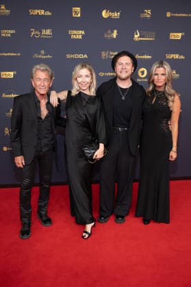 Golden Hen 2026 Red Carpet Red Carpet Peter Maffay and his wife Hendrikje Balsmeyer Johannes Oerdinger and Golden Hen 2026, April 9, 2026, Leipzig Copyright: xEventpressxFuhrx