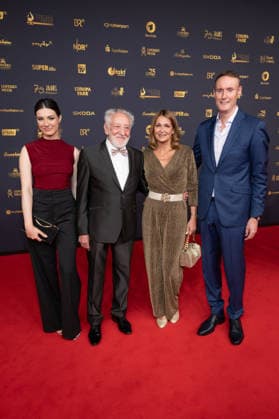 Golden Hen 2026 Red Carpet Red Carpet Dieter Hallervorden and Christiane Zander Golden Hen 2026, April 9, 2026, Leipzig Copyright: xEventpressxFuhrx