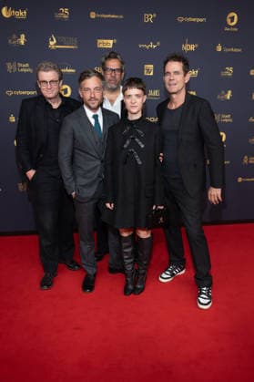 Golden Hen 2026 Red Carpet Red Carpet Babylon Berlin Tom Tykwer Liv Lisa Fries Volker Bruch Golden Hen 2026, April 9, 2026, Leipzig Copyright: xEventpressxFuhrx