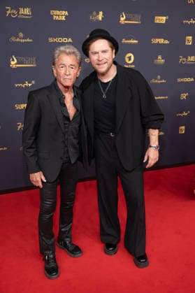 Golden Hen 2026 Red Carpet Red Carpet Peter Maffay and Johannes Oerding Golden Hen 2026, April 9, 2026, Leipzig Copyright: xEventpressxFuhrx