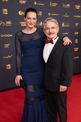 Golden Hen 2026 Red Carpet Red Carpet Volker Zack, Michalowski, and Berit Möller Golden Hen 2026, April 9, 2026, Leipzig Copyright: xEventpressxFuhrx