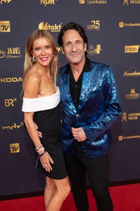 Golden Hen 2026 Red Carpet Red Carpet Laura Karasek and Falk Willy Wild Golden Hen 2026, April 9, 2026, Leipzig Copyright: xEventpressxFuhrx