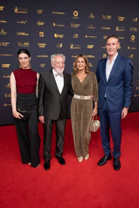 Golden Hen 2026 Red Carpet Red Carpet Dieter Hallervorden and Christiane Zander Golden Hen 2026, April 9, 2026, Leipzig Copyright: xEventpressxFuhrx
