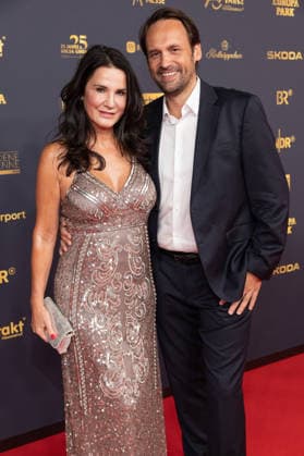 Golden Hen 2026 Red Carpet Red Carpet Mariella Ahrens and her boyfriend Marco Golden Hen 2026, April 9, 2026, Leipzig Copyright: xEventpressxFuhrx